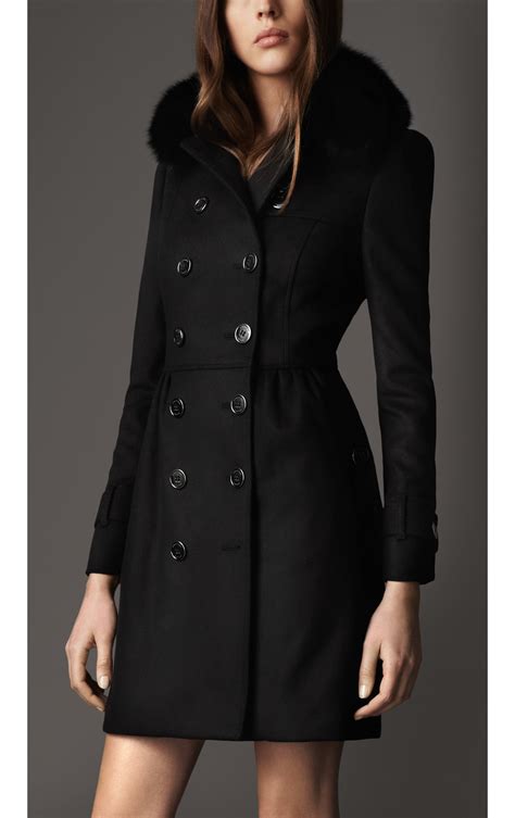 burberry trench coat fur collar|burberry trench coat clearance.